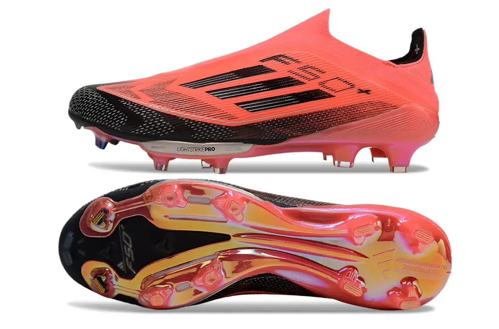 F50+ Elite Laceless Rouge/Noir (FG) Bonplancrampons