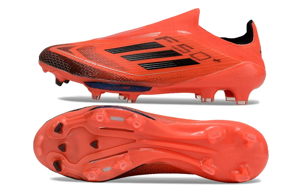 F50+ Elite Laceless Rouge/Noir (FG) Bonplancrampons
