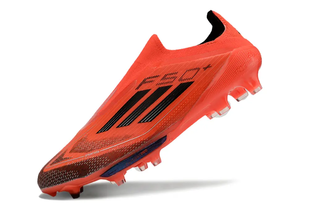 F50+ Elite Laceless Rouge/Noir (FG) Bonplancrampons
