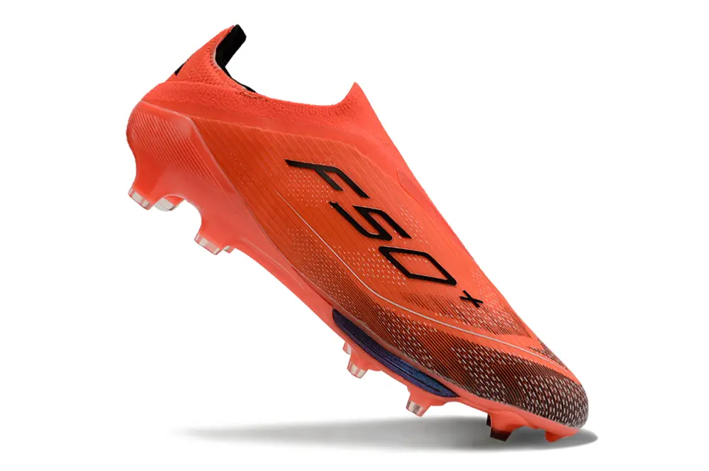 F50+ Elite Laceless Rouge/Noir (FG) Bonplancrampons