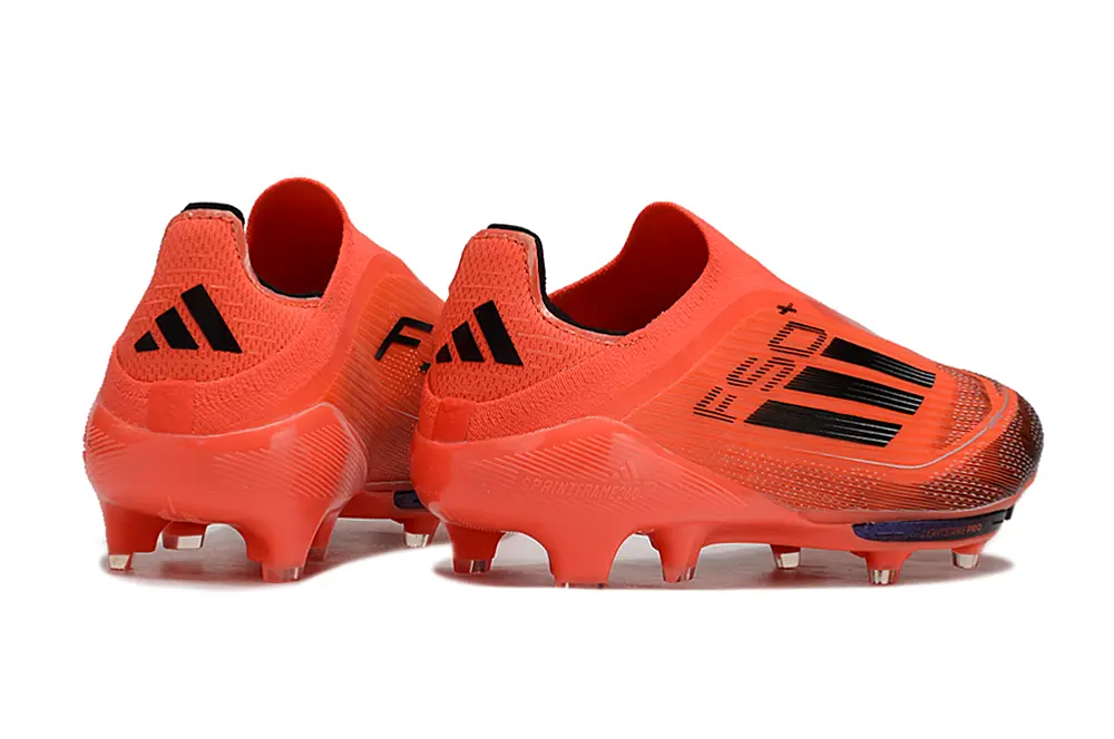 F50+ Elite Laceless Rouge/Noir (FG) Bonplancrampons
