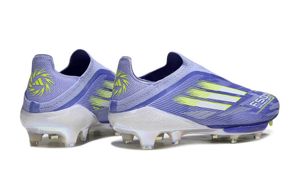 F50+ Elite Laceless Violet/Jaune (FG) Bonplancrampons