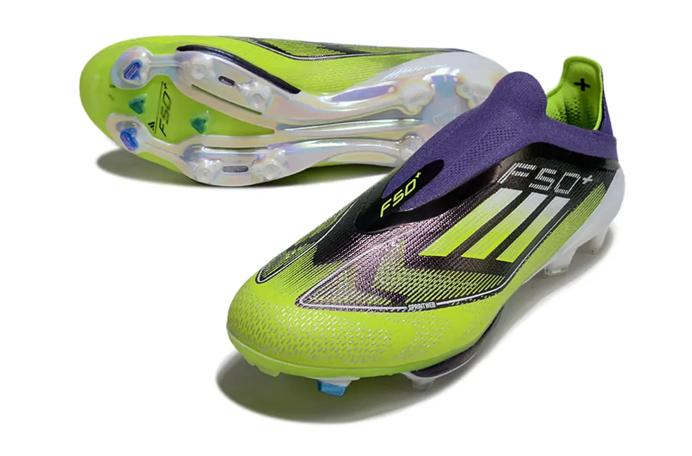 F50+ Elite Laceless Violet/Vert Concept (FG) Bonplancrampons