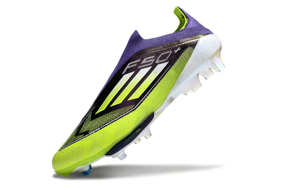 F50+ Elite Laceless Violet/Vert Concept (FG) Bonplancrampons