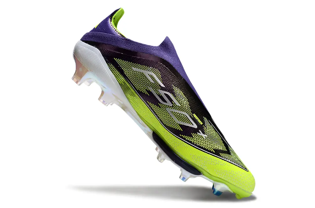 F50+ Elite Laceless Violet/Vert Concept (FG) Bonplancrampons