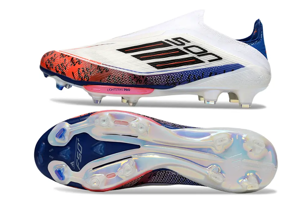 F50+ Elite Laceless x Son Bleu/Blanc/Rouge (FG) Bonplancrampons