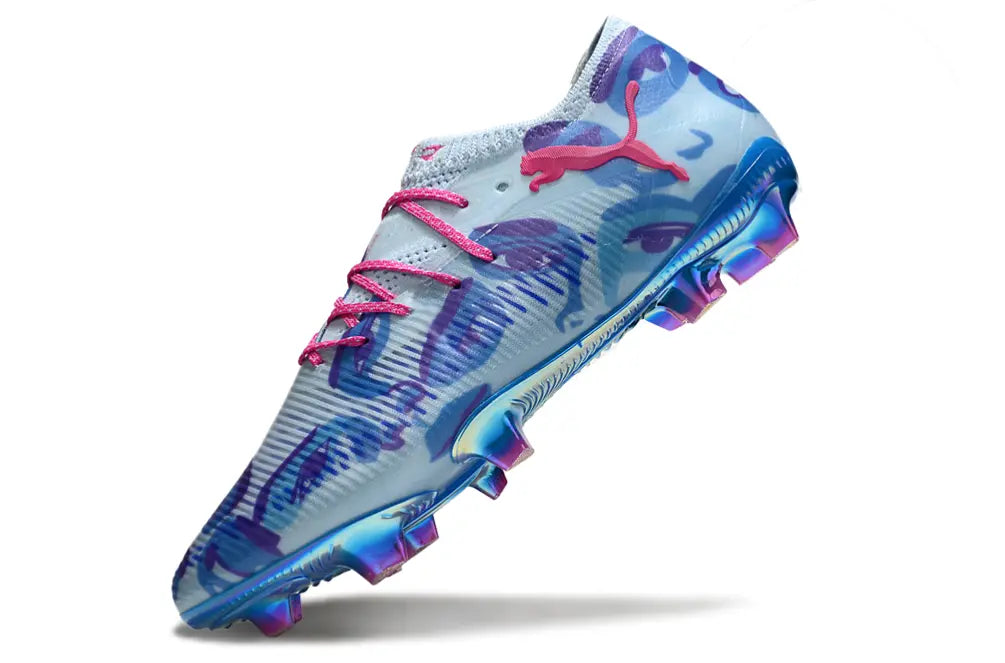 FUTURE 8 ULTIMATE LOW X KIDSUPER SE - Bleu/Rose (FG) Bonplancrampons