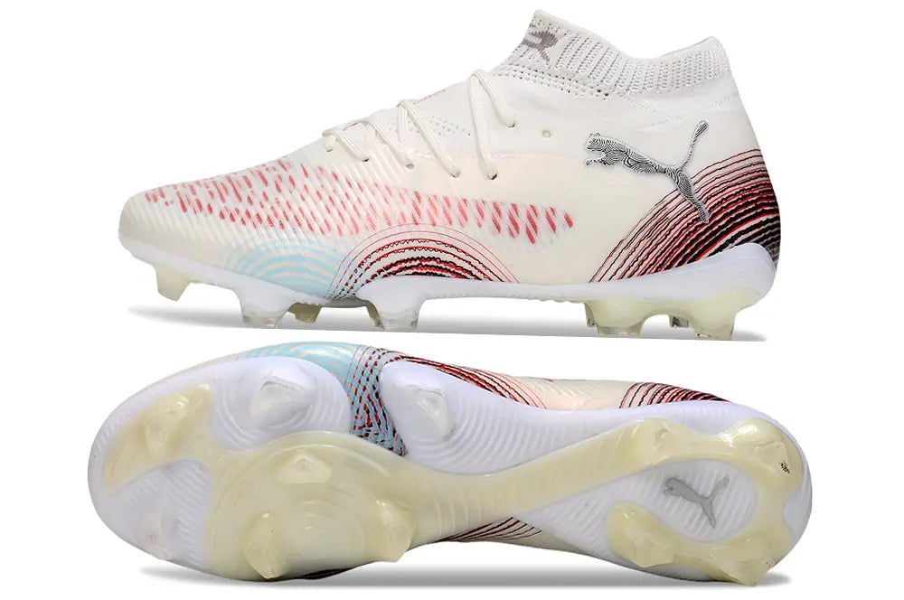 Future 8 Ultimate - Blanc/Bordeaux/Gris/Jaune (FG) Bonplancrampons