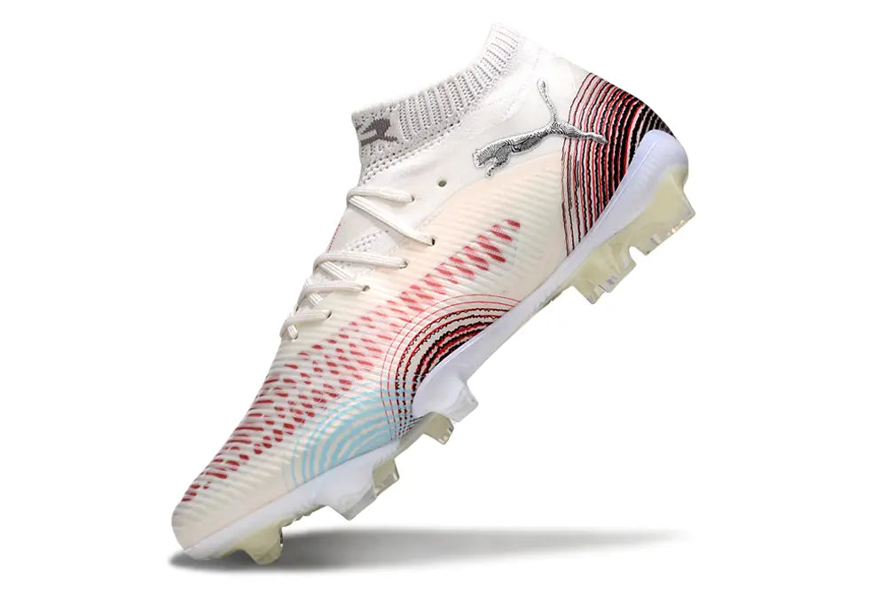 Future 8 Ultimate - Blanc/Bordeaux/Gris/Jaune (FG) Bonplancrampons