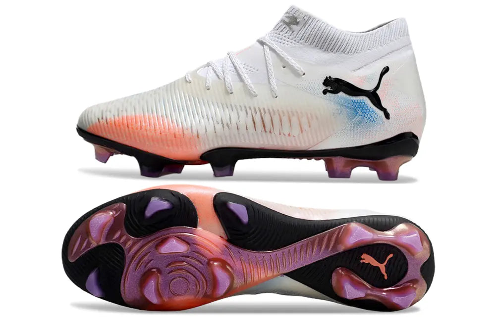 Future 8 Ultimate - Blanc/Rose/Bleu (FG) Bonplancrampons