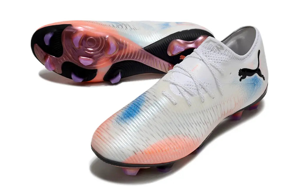 Future 8 Ultimate Low - Blanc/Rose/Bleu (FG) Bonplancrampons