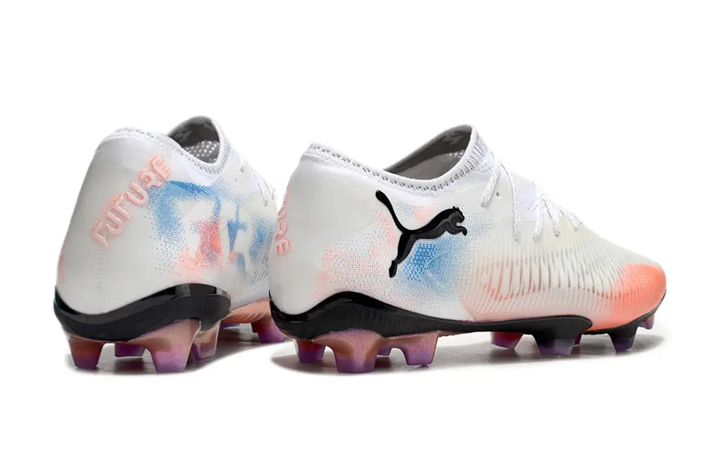 Future 8 Ultimate Low - Blanc/Rose/Bleu (FG) Bonplancrampons