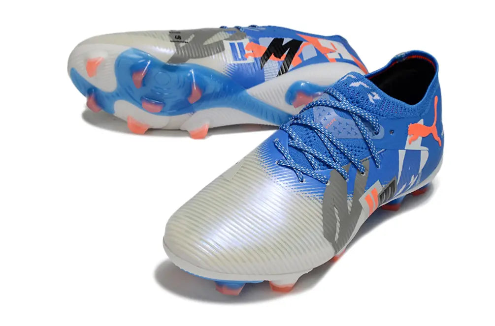 Future 8 Ultimate Low Forever - Bleu/Blanc/Orange (FG) Bonplancrampons