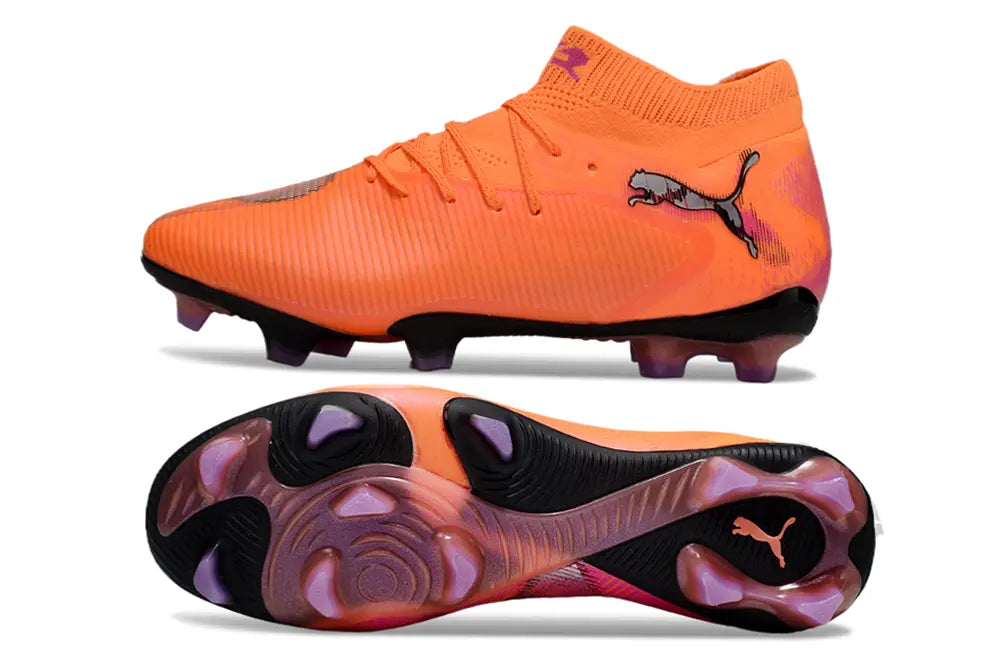 Future 8 Ultimate - Orange/Rose/Gris (FG) Bonplancrampons