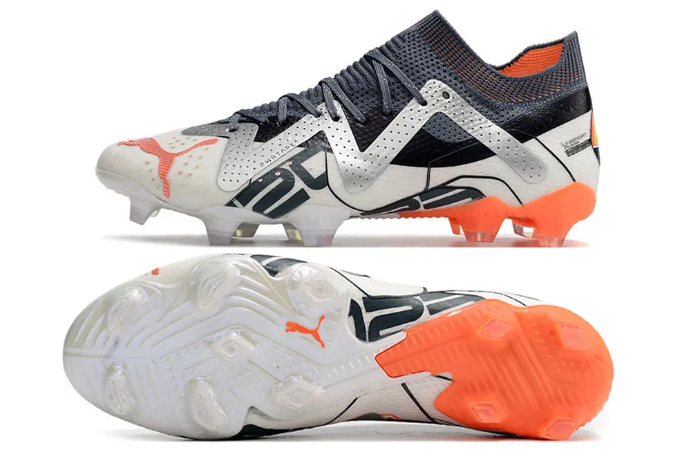 Future Ultimate Astronaut - Blanc/Orange/Gris ÉDITION LIMITÉE (FG) Bonplancrampons