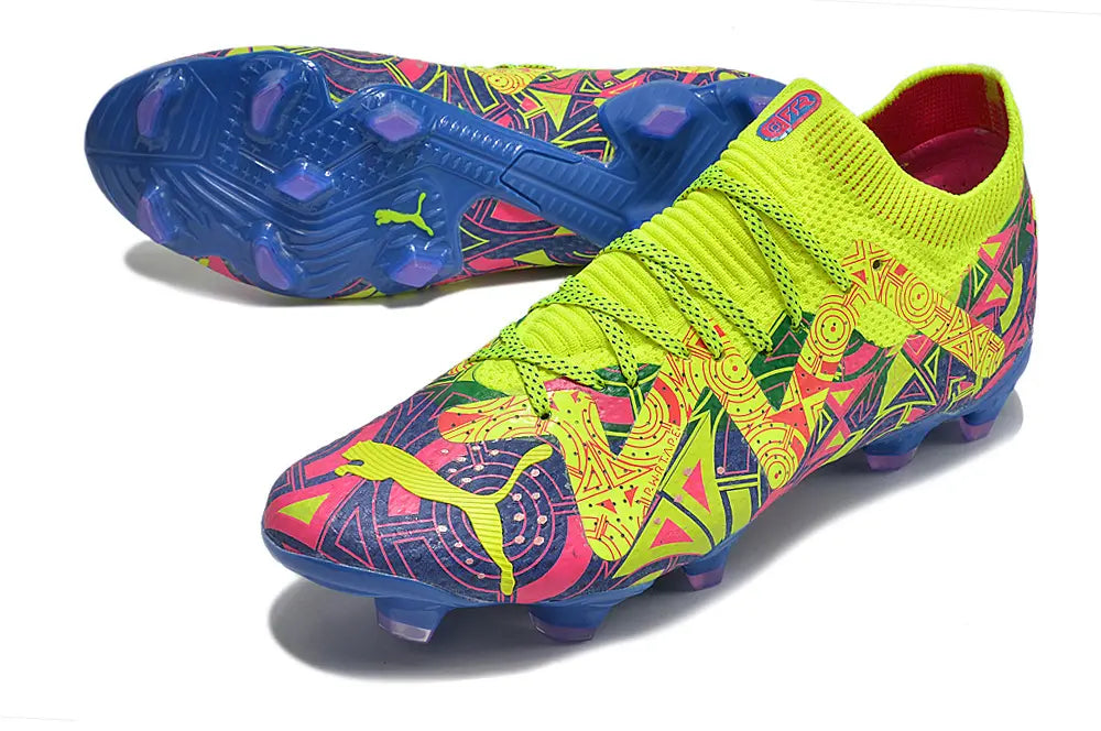 Future Ultimate Energy - Bleu/Jaune/Rose (FG) Bonplancrampons