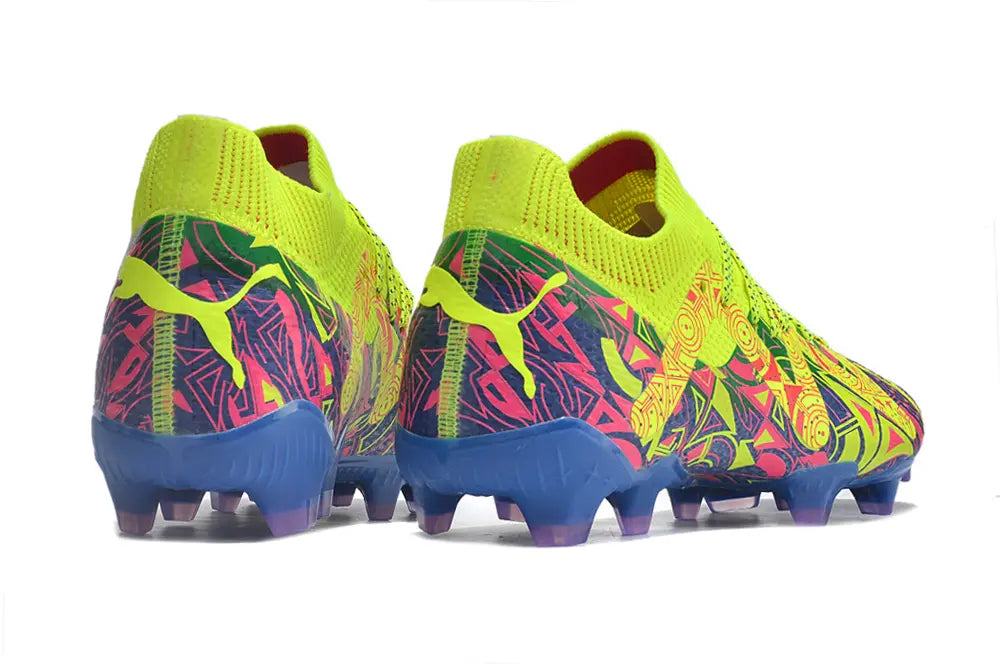 Future Ultimate Energy - Bleu/Jaune/Rose (FG) Bonplancrampons