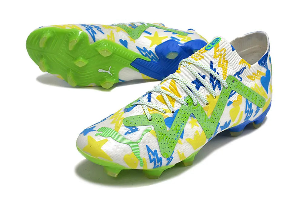 Future Ultimate Neymar Jr. Instituto - Blanc/Bleu/Jaune/Vert (FG) Bonplancrampons