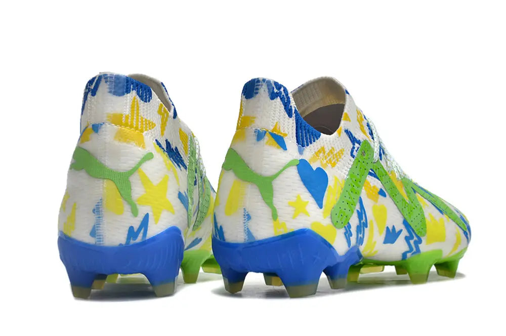 Future Ultimate Neymar Jr. Instituto - Blanc/Bleu/Jaune/Vert (FG) Bonplancrampons