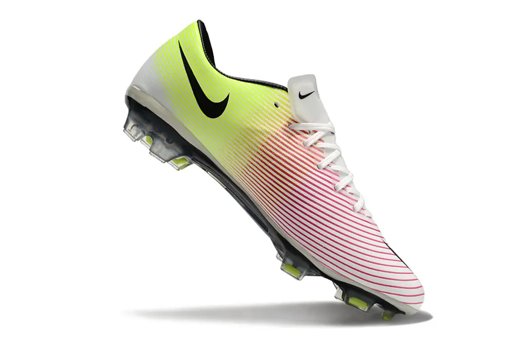 Mercurial Vapor 10 Elite Blanc/Noir/Jaune Fluo (FG) Bonplancrampons