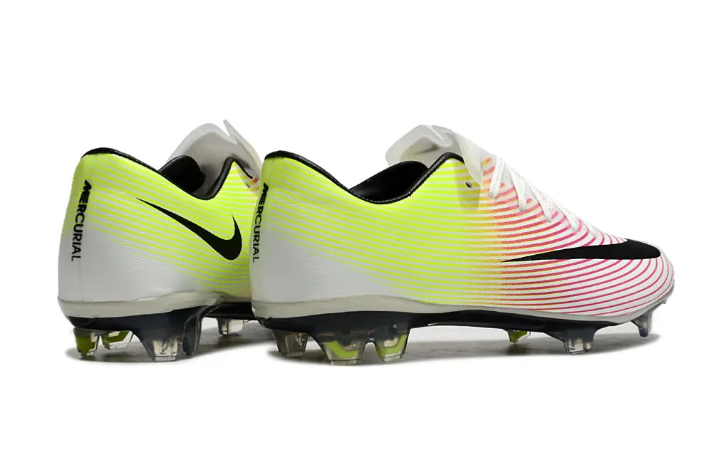 Mercurial Vapor 10 Elite Blanc/Noir/Jaune Fluo (FG) Bonplancrampons