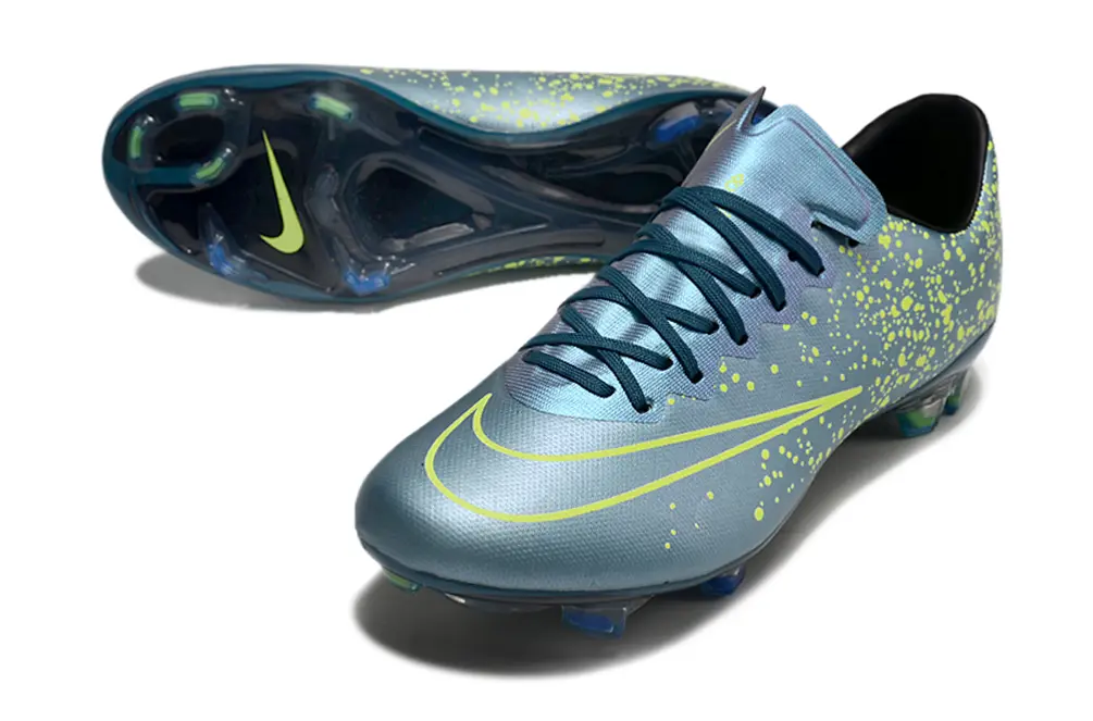 Mercurial Vapor 10 Elite Bleu/Noir/Jaune Fluo (FG) Bonplancrampons