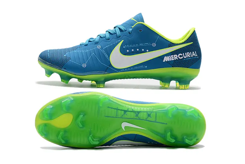 Mercurial Vapor 11 Elite Neymar - Bleu/Vert (FG) Bonplancrampons