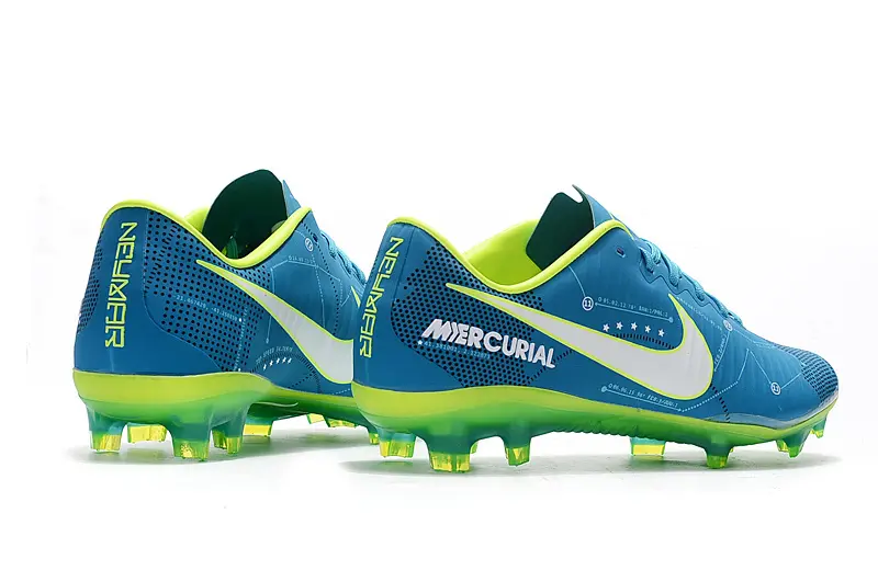 Mercurial Vapor 11 Elite Neymar - Bleu/Vert (FG) Bonplancrampons