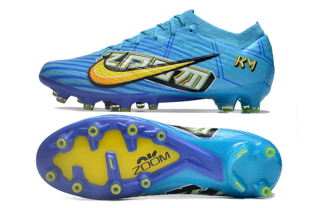 Mercurial Vapor 15 Elite x Mbappé  Bleu/Jaune (AG) Bonplancrampons