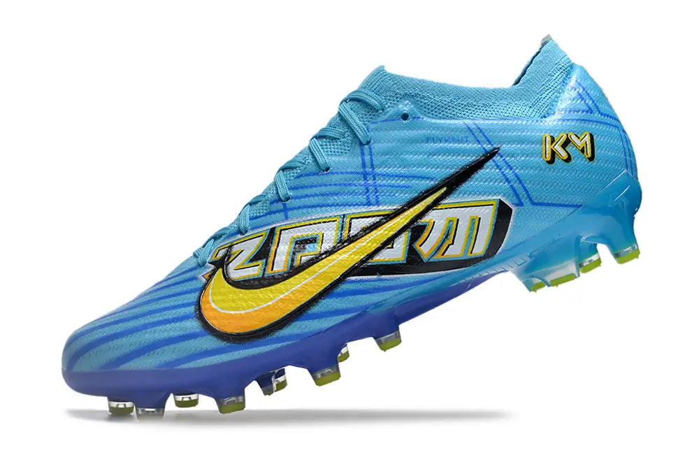 Mercurial Vapor 15 Elite x Mbappé  Bleu/Jaune (AG) Bonplancrampons