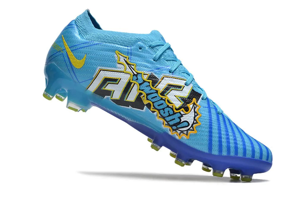 Mercurial Vapor 15 Elite x Mbappé  Bleu/Jaune (AG) Bonplancrampons