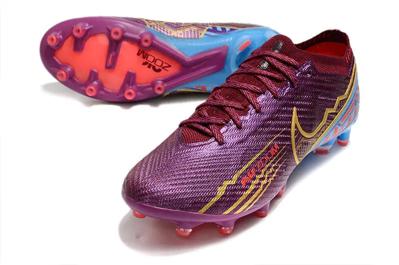 Mercurial Vapor 15 Elite x Mbappé Violet/Doré/Bleu (AG) Bonplancrampons