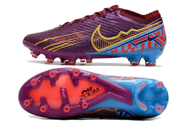 Mercurial Vapor 15 Elite x Mbappé Violet/Doré/Bleu (AG) Bonplancrampons