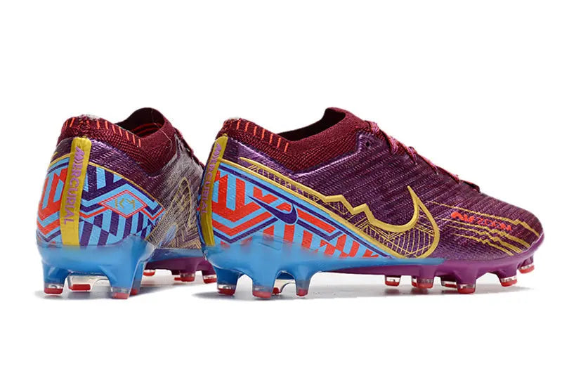 Mercurial Vapor 15 Elite x Mbappé Violet/Doré/Bleu (AG) Bonplancrampons