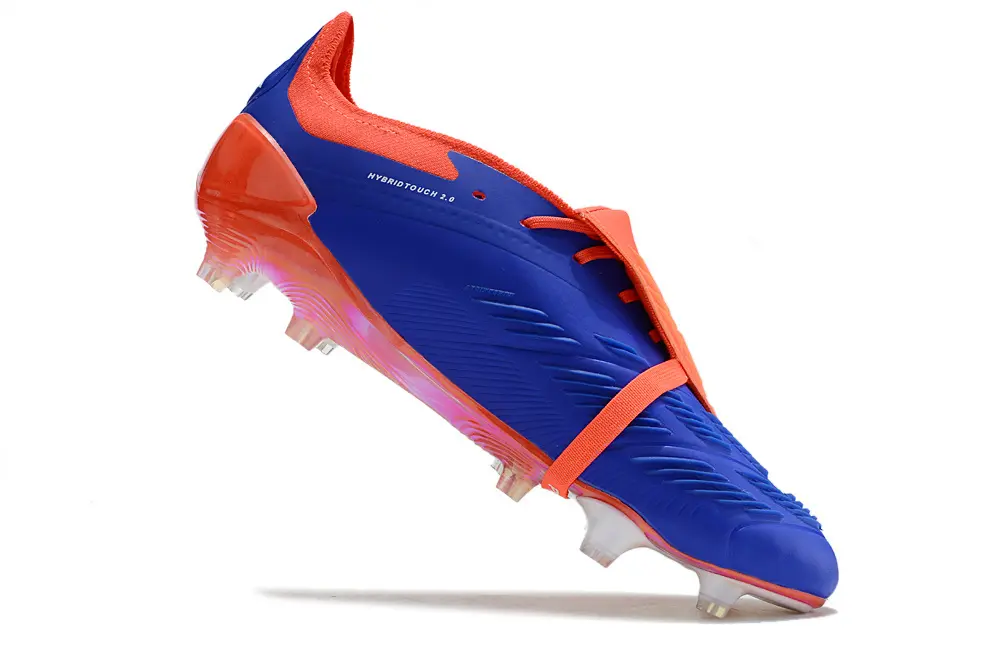 Predator 24 Elite Fold-over Tongue Bleu/Orange/Blanc (FG) Bonplancrampons