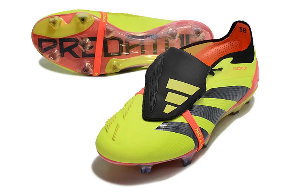 Predator 24 Elite Fold-over Tongue Jaune/Noir/Orange (FG) Bonplancrampons