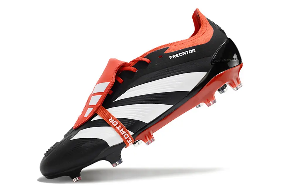 Predator 24 Elite Fold-over Tongue Noir/Blanc/Rouge (FG) Bonplancrampons