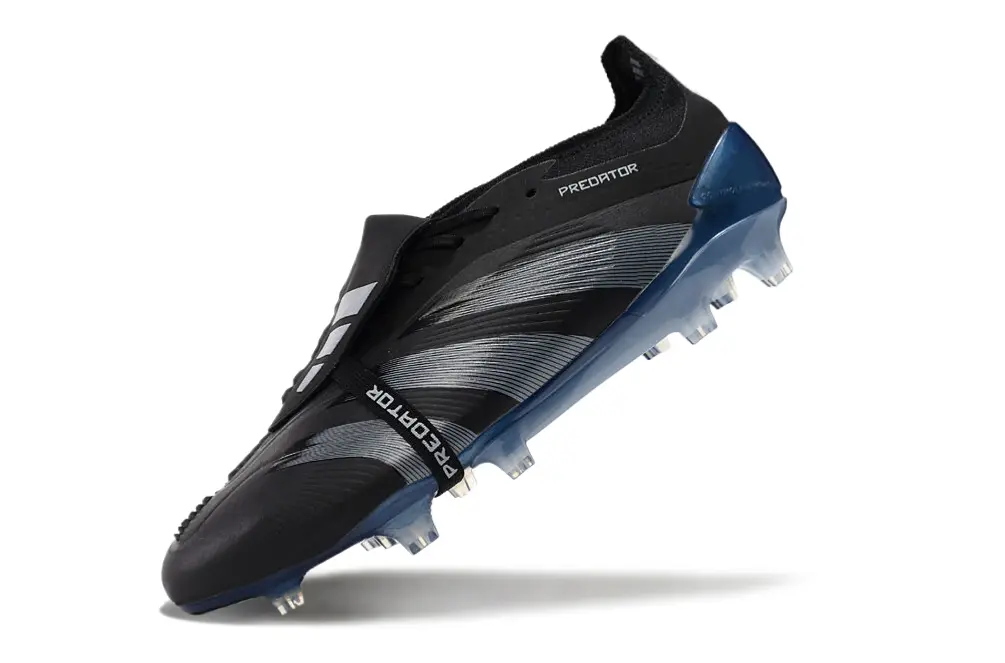 Predator 24 Elite Fold-over Tongue Noir/Gris/Bleu (FG) Bonplancrampons