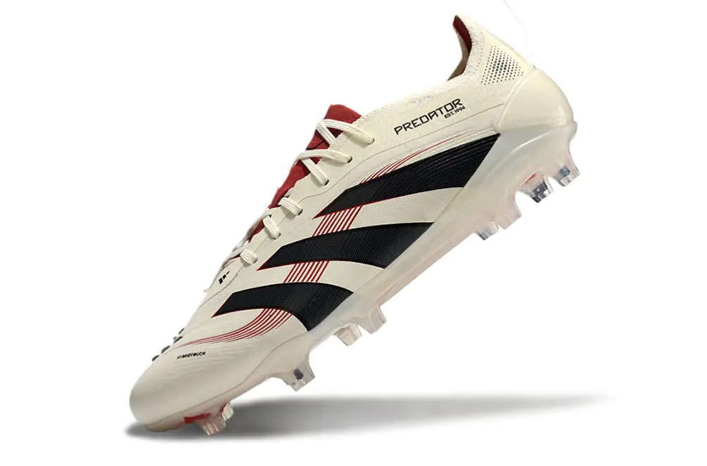 Predator 25 Elite Beige/Noir/Rouge (FG) Bonplancrampons
