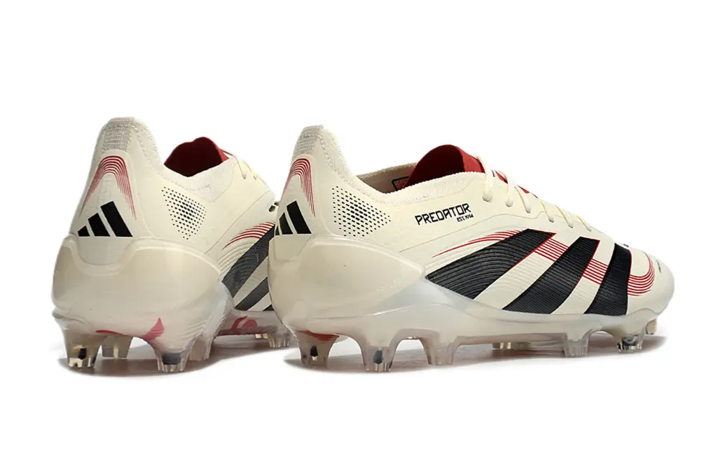 Predator 25 Elite Beige/Noir/Rouge (FG) Bonplancrampons
