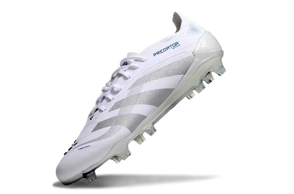 Predator 25 Elite Blanc/Argenté/Bleu (FG) Bonplancrampons