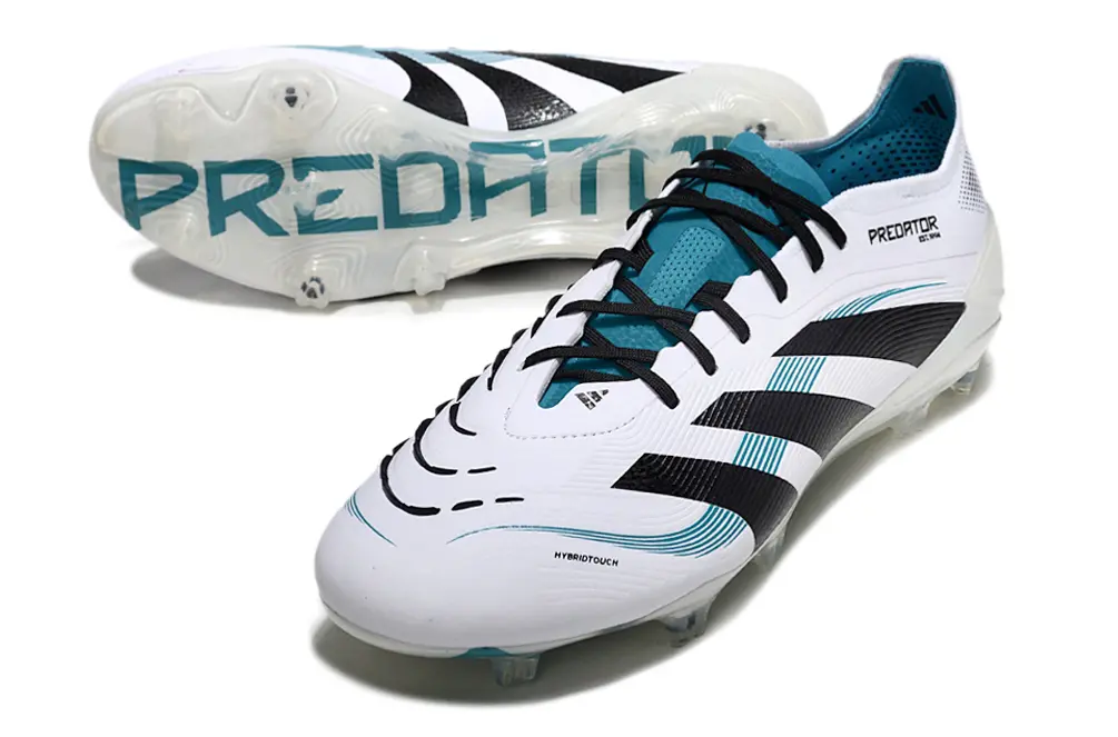 Predator 25 Elite Blanc/Noir/Bleu (FG) Bonplancrampons