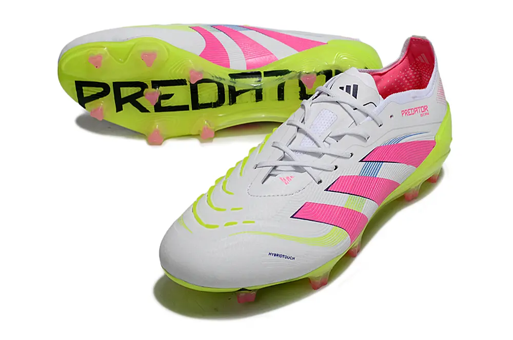 Predator 25 Elite Blanc/Rose/Jaune (FG) Bonplancrampons
