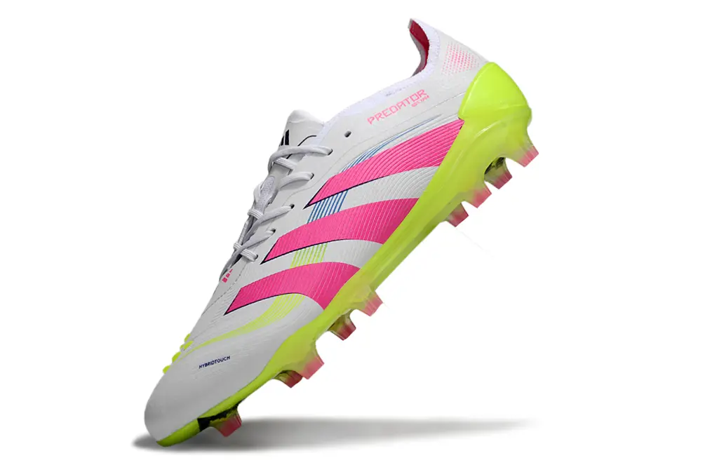 Predator 25 Elite Blanc/Rose/Jaune (FG) Bonplancrampons