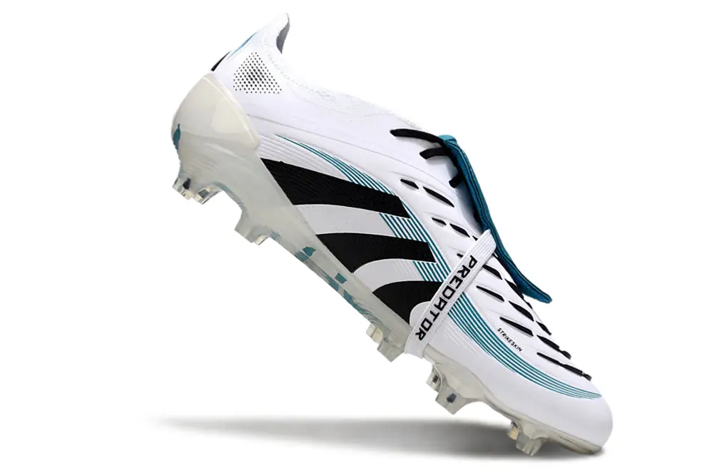 Predator 25 Elite Fold-over Tongue Blanc/Bleu/Noir (FG) Bonplancrampons