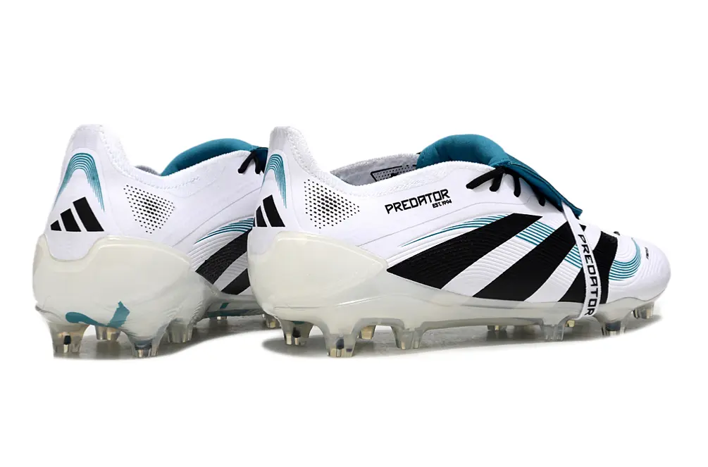 Predator 25 Elite Fold-over Tongue Blanc/Bleu/Noir (FG) Bonplancrampons
