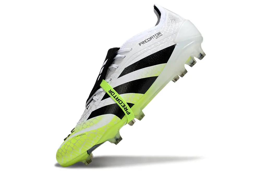 Predator 25 Elite Fold-over Tongue Blanc/Noir/Vert (FG) Bonplancrampons