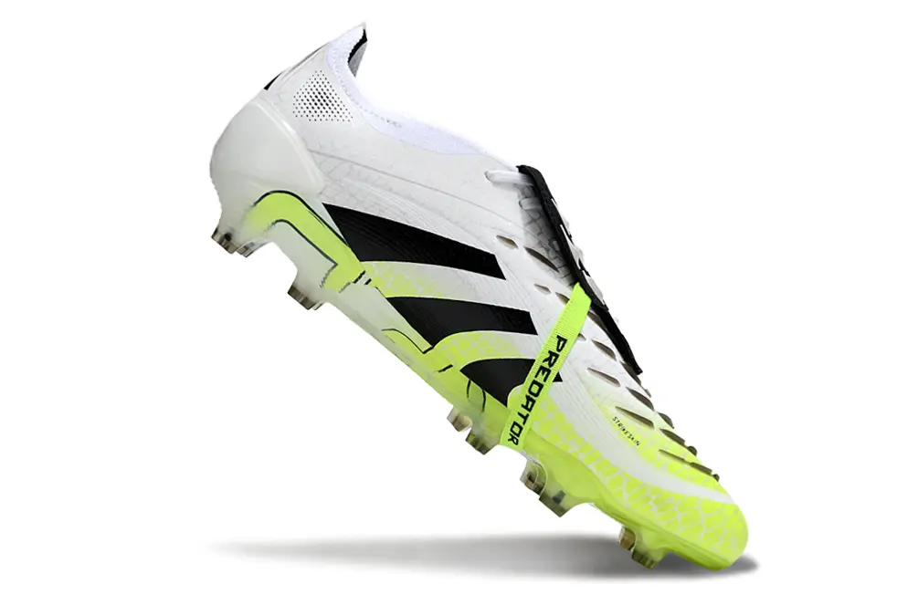 Predator 25 Elite Fold-over Tongue Blanc/Noir/Vert (FG) Bonplancrampons