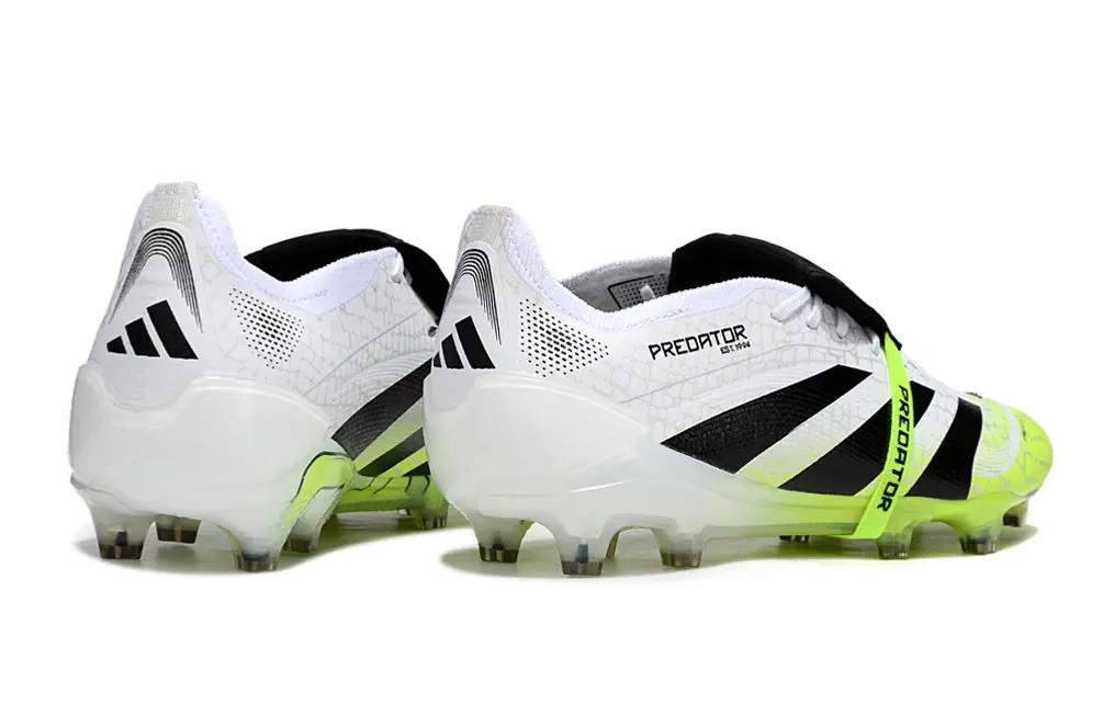 Predator 25 Elite Fold-over Tongue Blanc/Noir/Vert (FG) Bonplancrampons