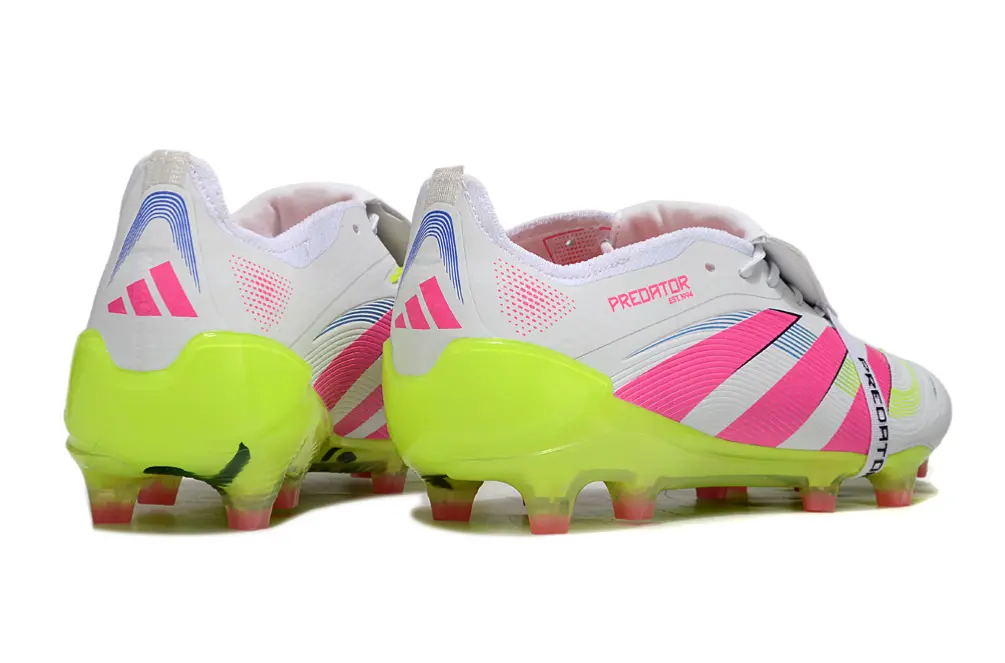 Predator 25 Elite Fold-over Tongue Celestial Victory - Blanc/Rose/Vert (FG) Bonplancrampons